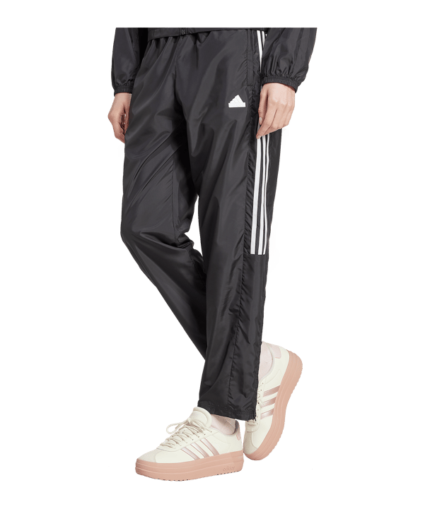 adidas Tiro Woven Jogginghose Damen Schwarz - schwarz