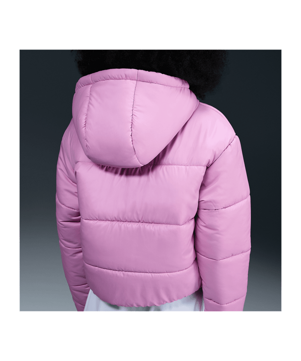 Nike Synthetic Puffer Jacke Damen Pink F632 - rosa