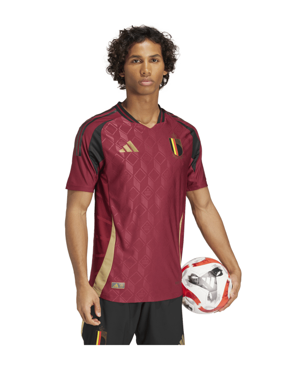adidas Belgien Auth. Trikot Home EM 2024 Rot - rot