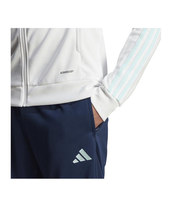 adidas Ajax Amsterdam Trainingsanzug Kids Weiss - weiss