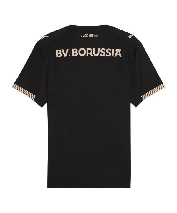 PUMA Borussia Dortmund Rote Erde Authentic Trikot 2025/2026 Schwarz F23 - schwarz