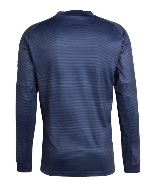 adidas Real Madrid Longsleeve Trikot Away 2025/2026 Blau - blau