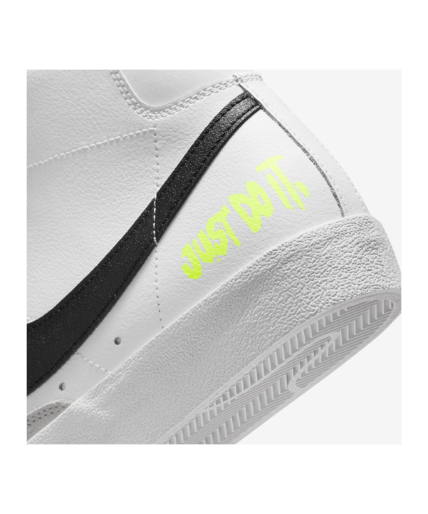 Nike Blazer Mid '77 Weiss Schwarz Gelb F100 - weiss