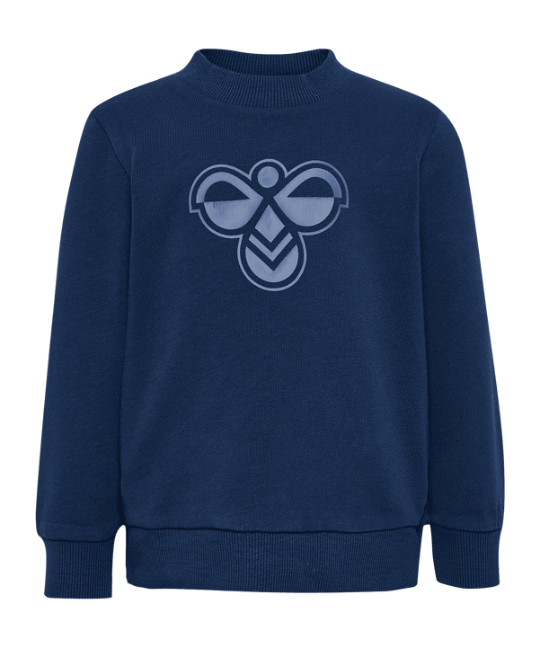 Hummel Mini Jersey Crewsuit Bee Trainingsanzug Kids Blau F7459 - blau