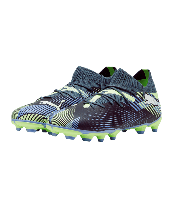 PUMA FUTURE 7 Match FG/AG Lights Out Jr Kids Grau Weiss F03 - grau