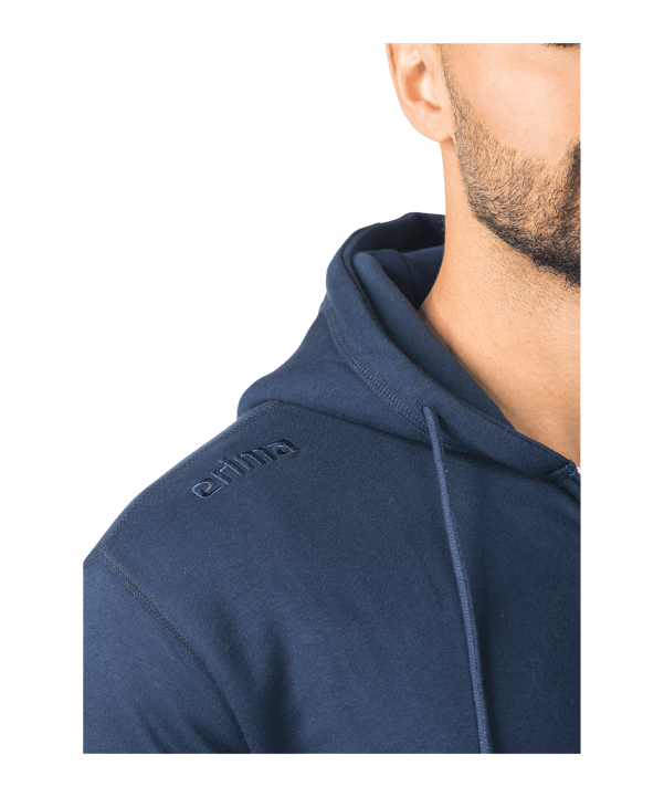 Erima TS Kapuzenjacke Blau - blau