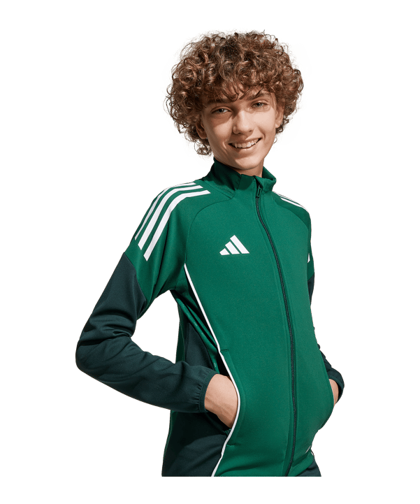 adidas Tiro 25 Competition Trainingsjacke Kids Grün - gruen