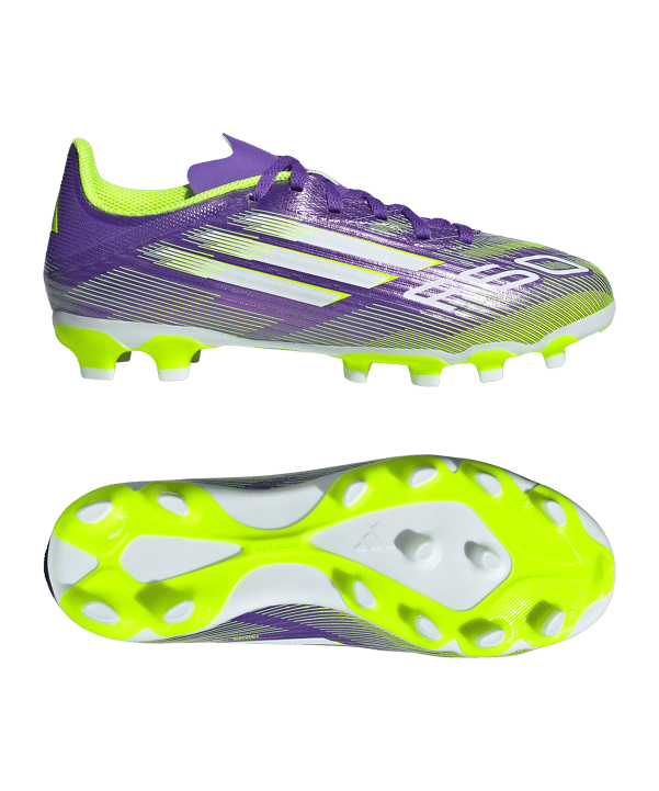 adidas F50 League MG Radiant Blaze Kids Lila - lila