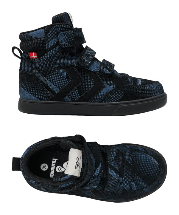 Hummel Stadil Print Sneaker Kids Schwarz F2001 - schwarz