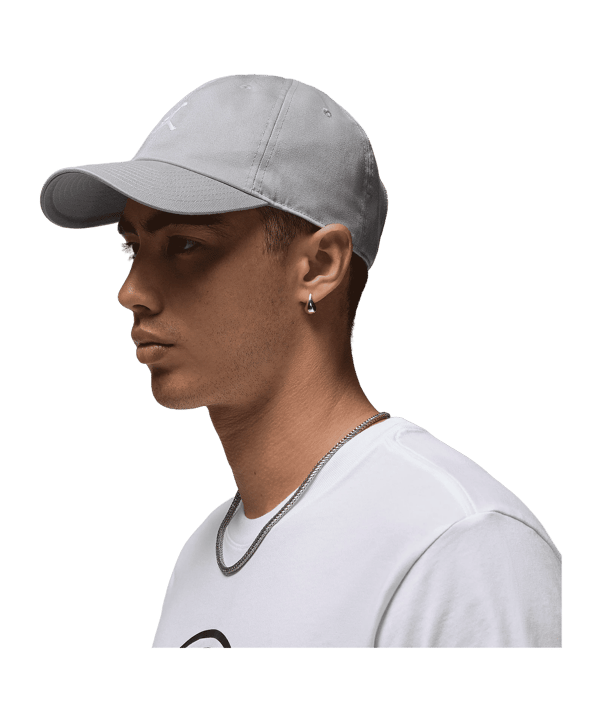 Jordan Club Unstructured Curved-Bill Cap Grau F077 - grau
