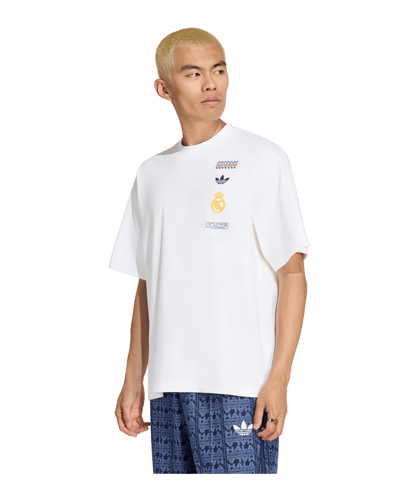adidas Real Madrid LFSTLR T-shirt Bianco - bianco