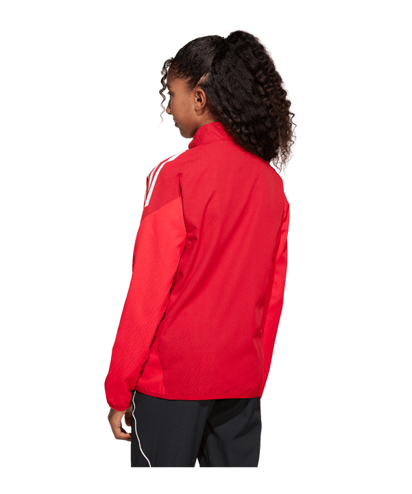 adidas Tiro 25 Competition Präsentationsjacke Kids Rot - rot
