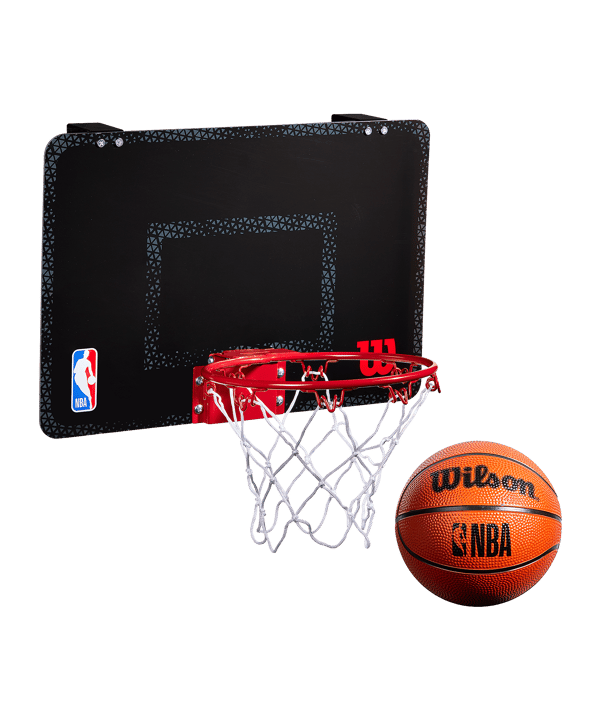 Wilson NBA Forge Mini Hoop Mini Panier De Basket Noir - noir