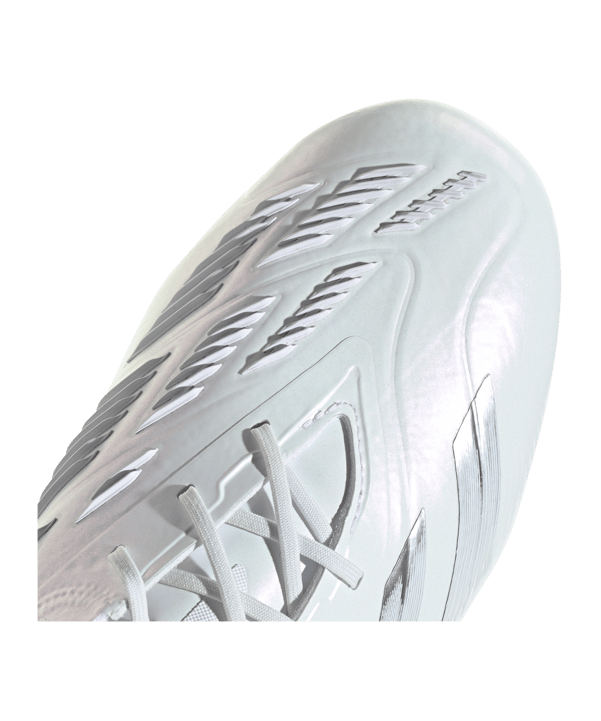 adidas Predator Elite FG Pearlized Weiss Silber Weiss - weiss