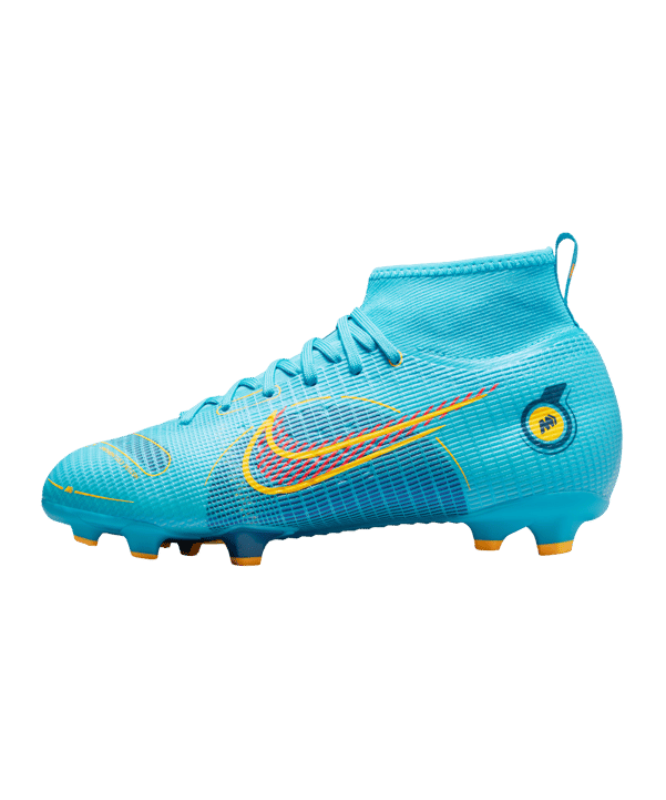 Nike Jr Mercurial Superfly VIII Blueprint Pro FG Kids Blau F484 - blau