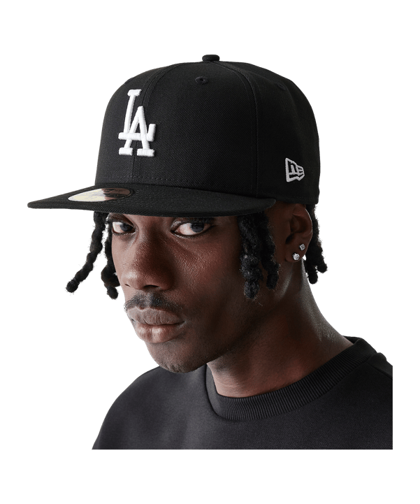 New Era Los Angeles Dodgers MLB Fitted Cap Schwarz - schwarz