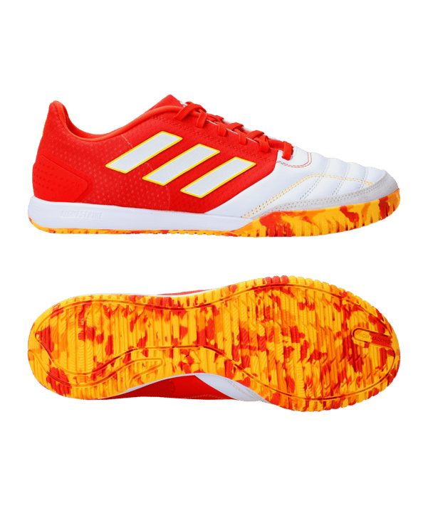 adidas Top Sala Competition IN Halle Crazyrush Orange Weiss Gelb - orange