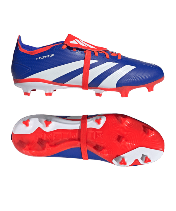 adidas Predator League FT FG Advancement Blau Weiss - blau