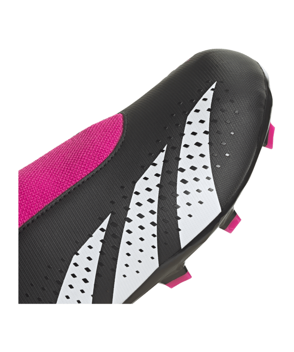 adidas Predator Accuracy.3 LL FG Own Your Football Kids Schwarz Weiss Pink - schwarz