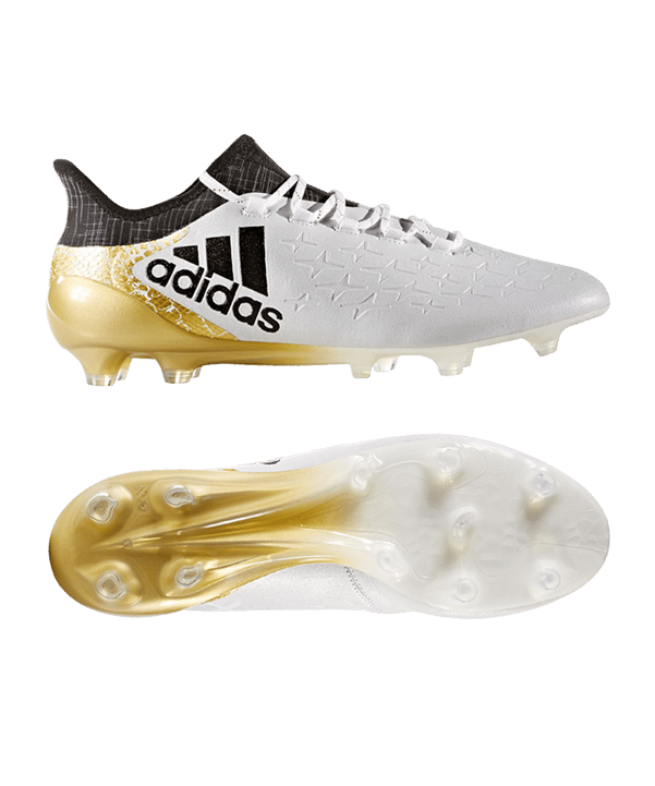 adidas X 16.1 FG Weiss Gold - weiss
