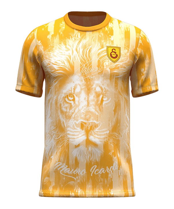 Galatasaray Istanbul Mauro Icardi Match Day T-Shirt Gelb - gelb