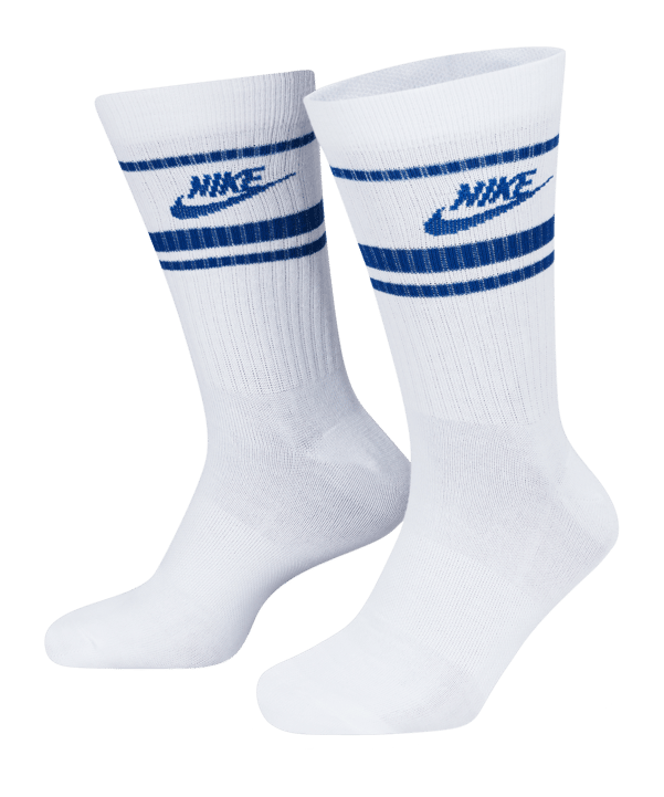 Nike Essential Crew Stripe Socken 3er Pack F105 - weiss