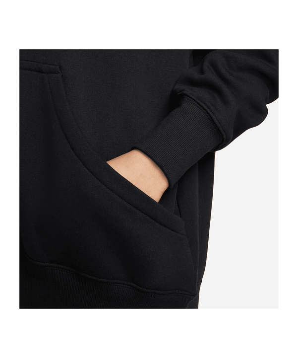 Nike Phoenix Oversized Hoody Damen Schwarz F010 - schwarz