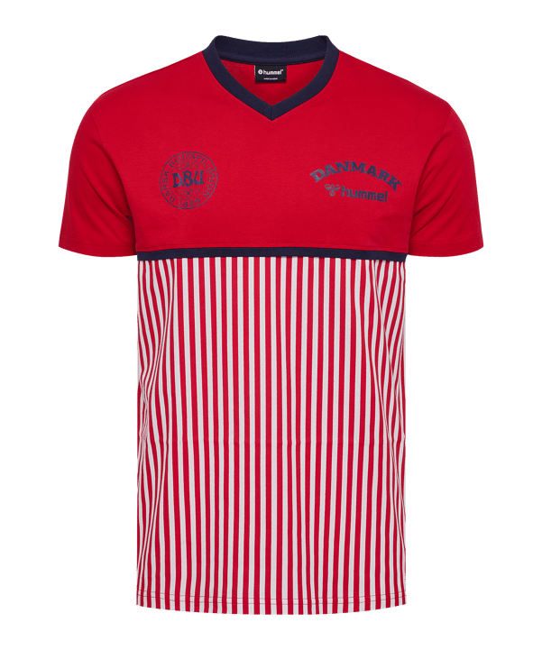 hummel DBU Fan 86 Block Cotton T-Shirt 2026 Rot F3681 - rot