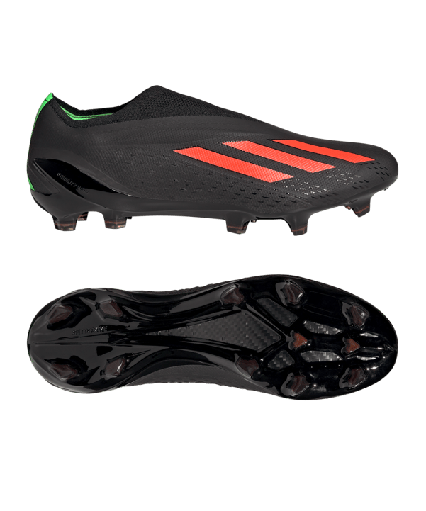 adidas X Speedportal+ FG Shadowportal Schwarz Rot Grün - schwarz