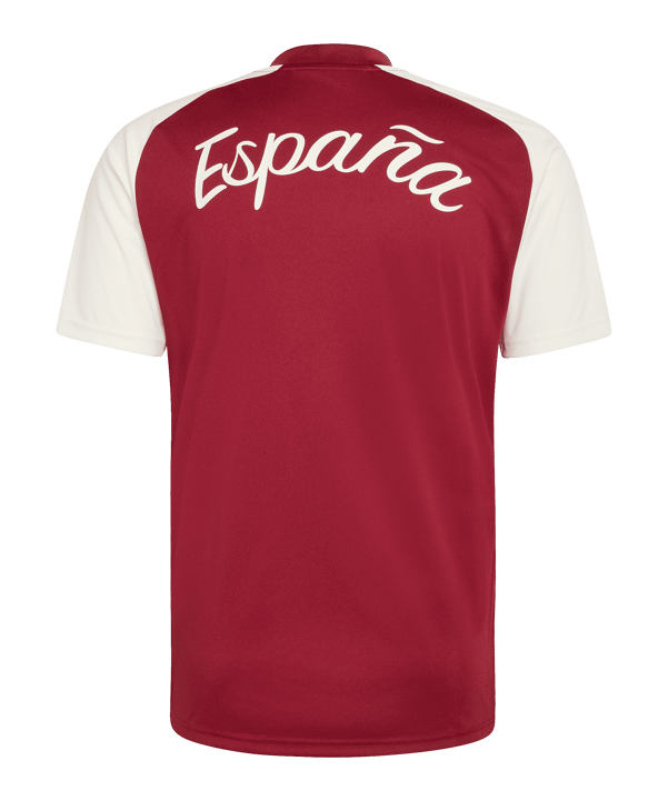 adidas FEF Spanien Prematch Trikot Away WM 2026 Rot - rot