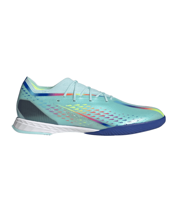 adidas X Speedportal.1 IN Al Rihla Türkis Blau - blau