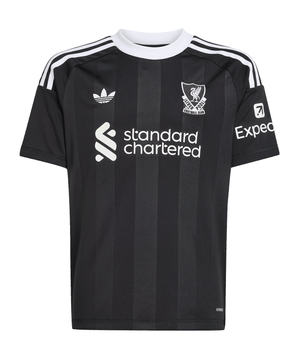adidas FC Liverpool Torwarttrikot 3rd 2025/2026 Kids Schwarz - schwarz