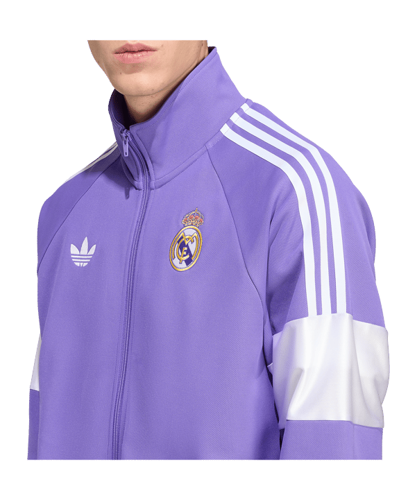 adidas Real Madrid Lfstlr Track Jacke Lila - lila