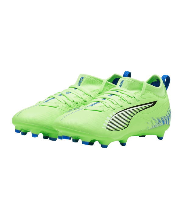 PUMA ULTRA 5 Match FG/AG Lights Out Jr Kids Grün Weiss F03 - gruen