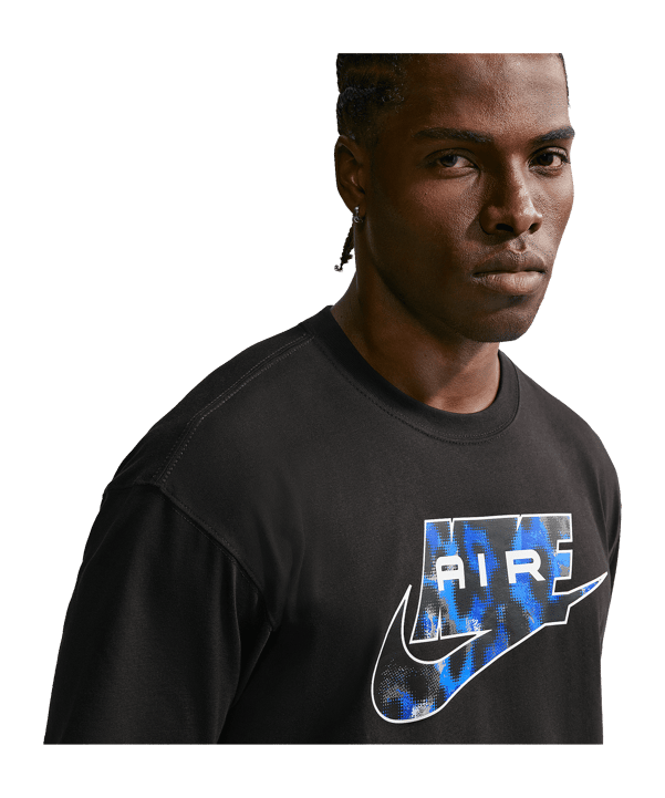 Nike NSW Air AOP T-shirt Zwart K010 - zwart