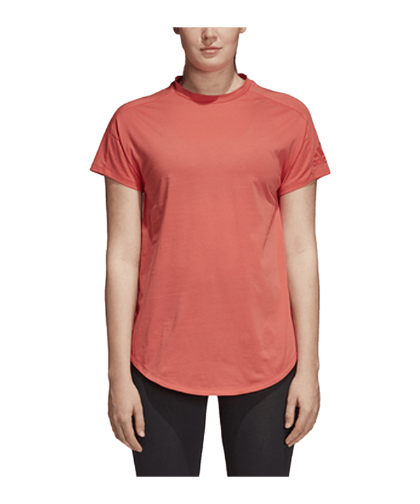 adidas ZNE Tee T-Shirt Dames Rood - rood