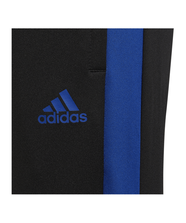 adidas Tiro Trainingshose Kids Schwarz Blau - schwarz
