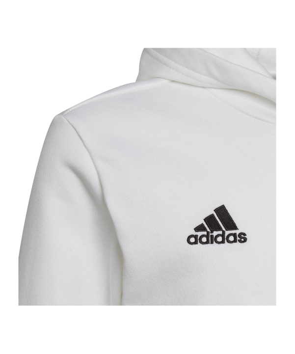 adidas Entrada 22 Hoody Kids Weiss - weiss