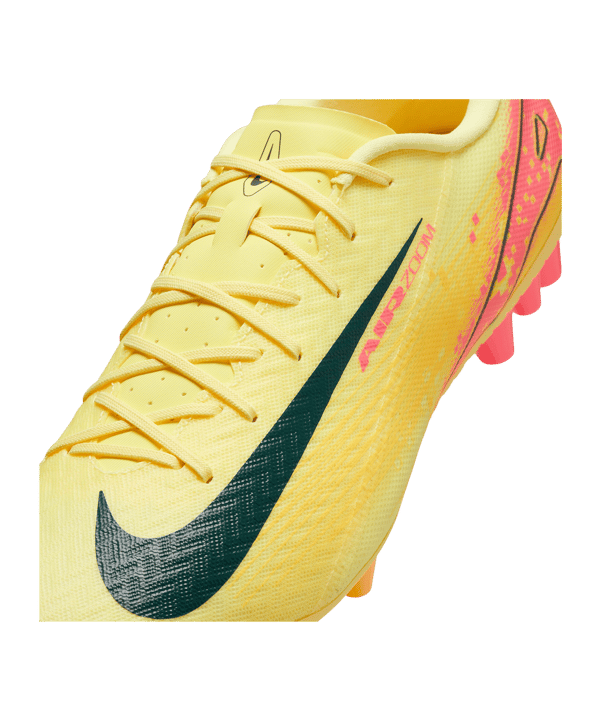 Nike Air Zoom Mercurial Vapor XVI Academy AG  Mbappe Signature Orange Blau F800 - orange