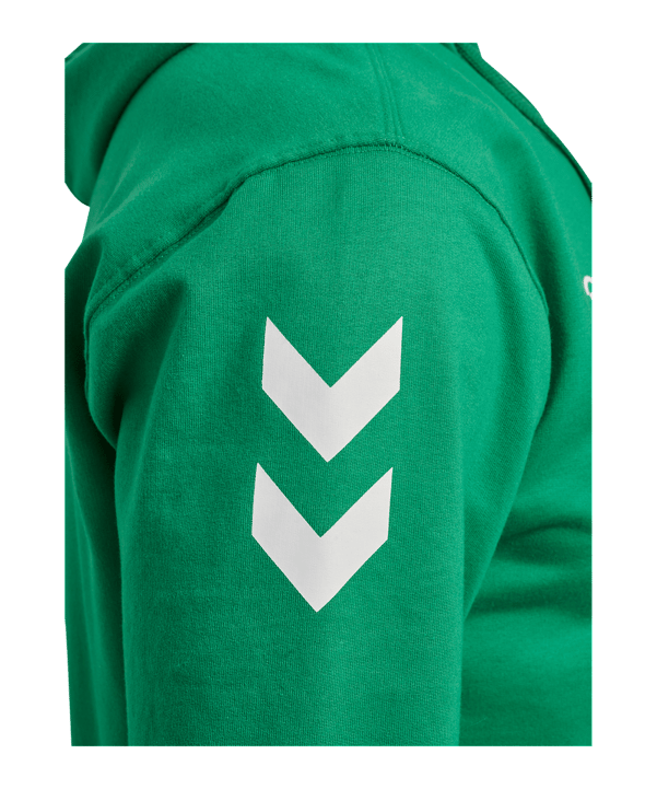 Hummel Go 2.0 Chevron Kapuzenjacke Grün F6235 - gruen