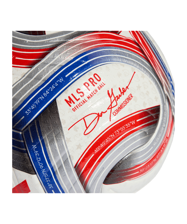 adidas MLS PRO Spielball Weiß - weiss
