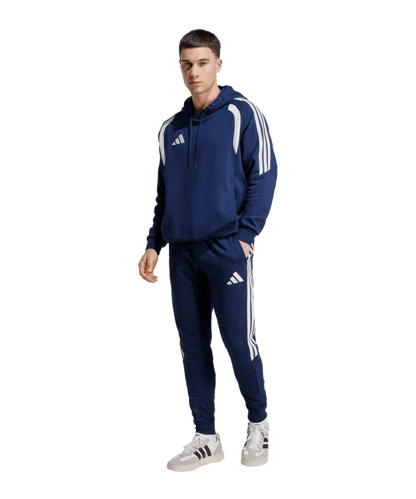 adidas Tiro 26 League Hoody Dunkelblau - weiss