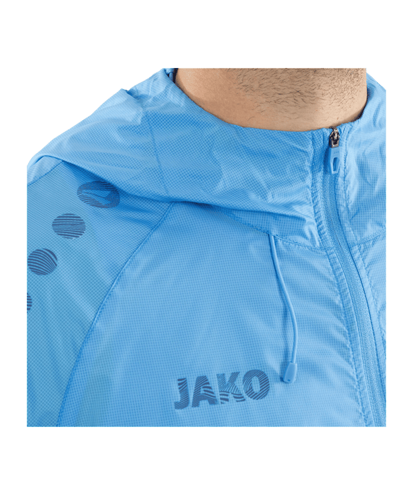 JAKO Flow Lightweight Jacke Blau F430 - blau
