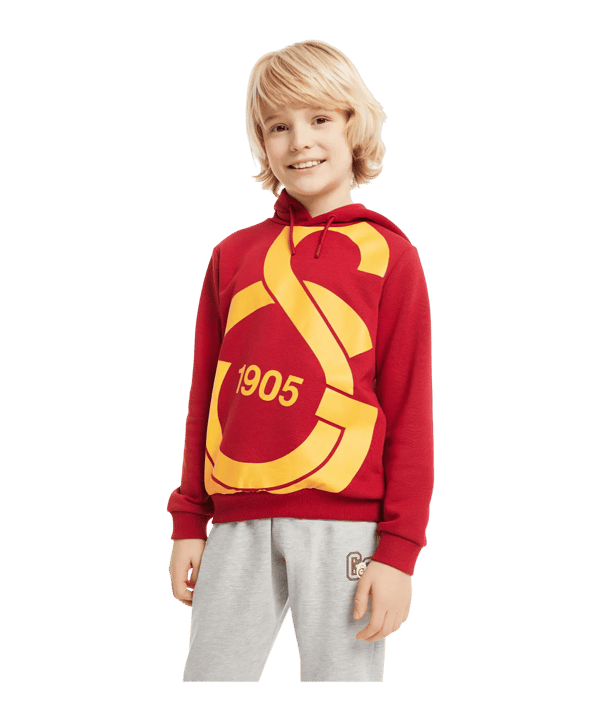 Galatasaray Istanbul Big Logo Sweatshirt Kids Rot - rot