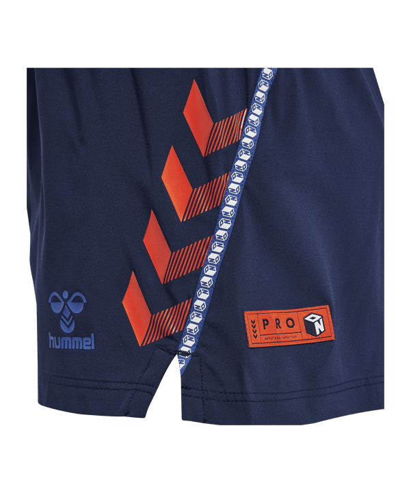 Hummel Pro Grid Game Short Damen Blau F7094 - blau