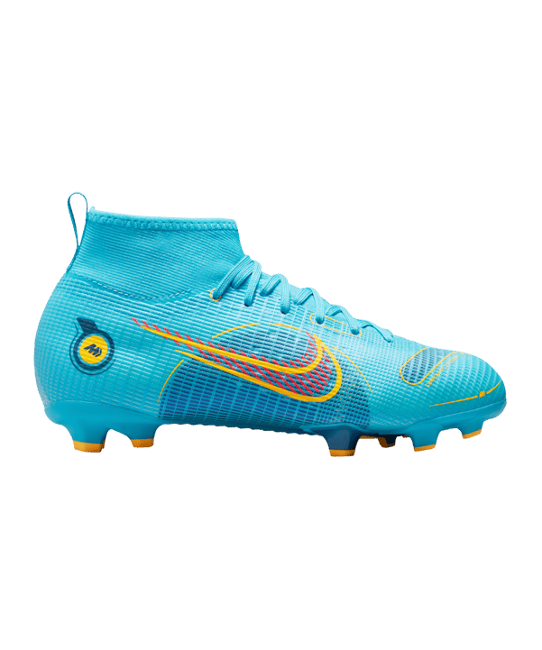 Nike Jr Mercurial Superfly VIII Blueprint Pro FG Kids Blau F484 - blau