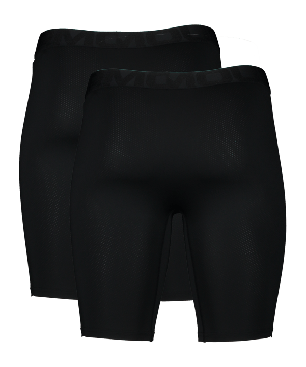 Under Armour Tech 9in Boxershort 2er Pack F001 - schwarz