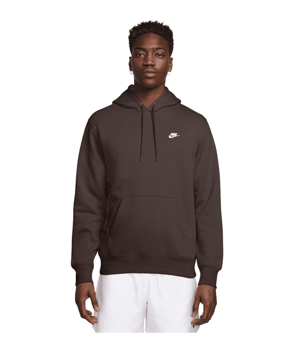 Nike Club Hoody Braun