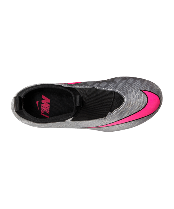 Nike Jr Air Zoom Mercurial Superfly IX Academy FG/MG XXV Kids Silber Pink F060 - silber