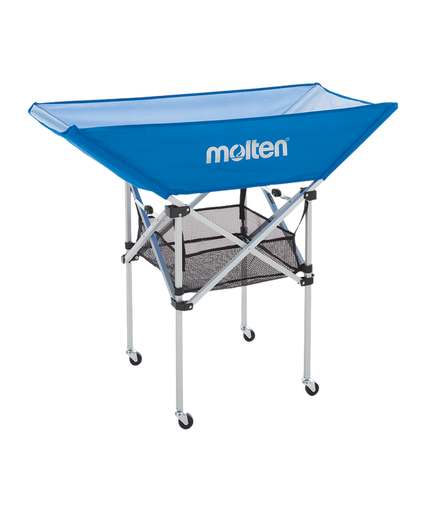 Molten Ballwagen bis 15 Bälle Ballsack Blau